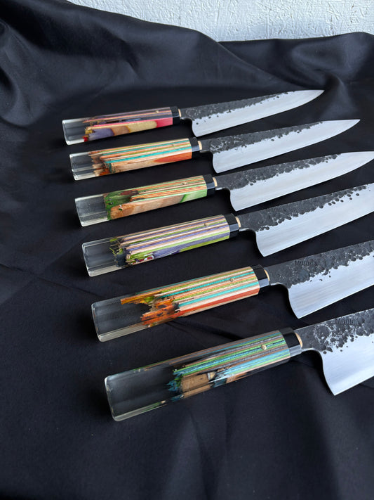 1. Pre-order the “Broken Board” 8” chef knife