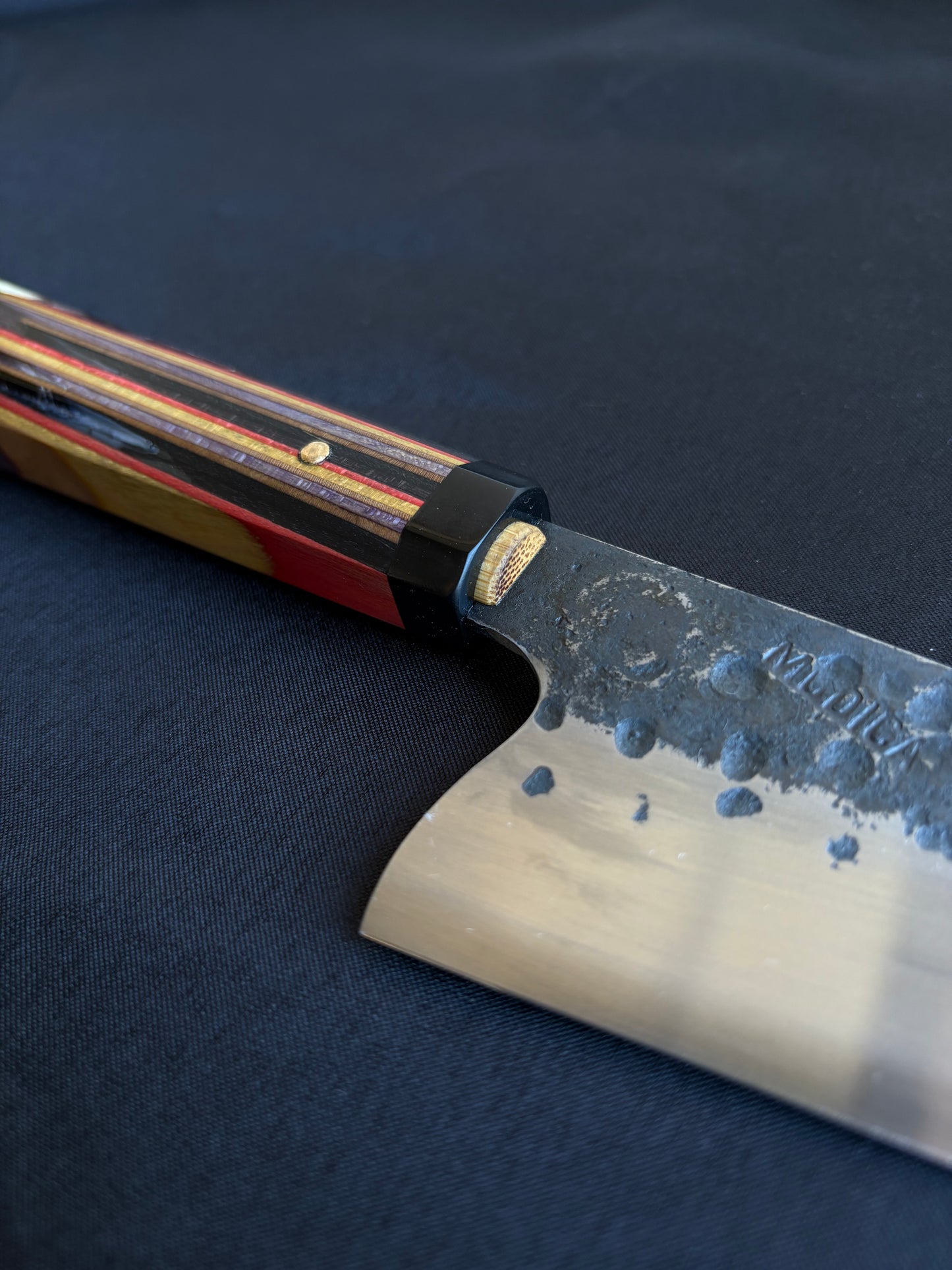 8” Broken Board Chef (red purple grey)