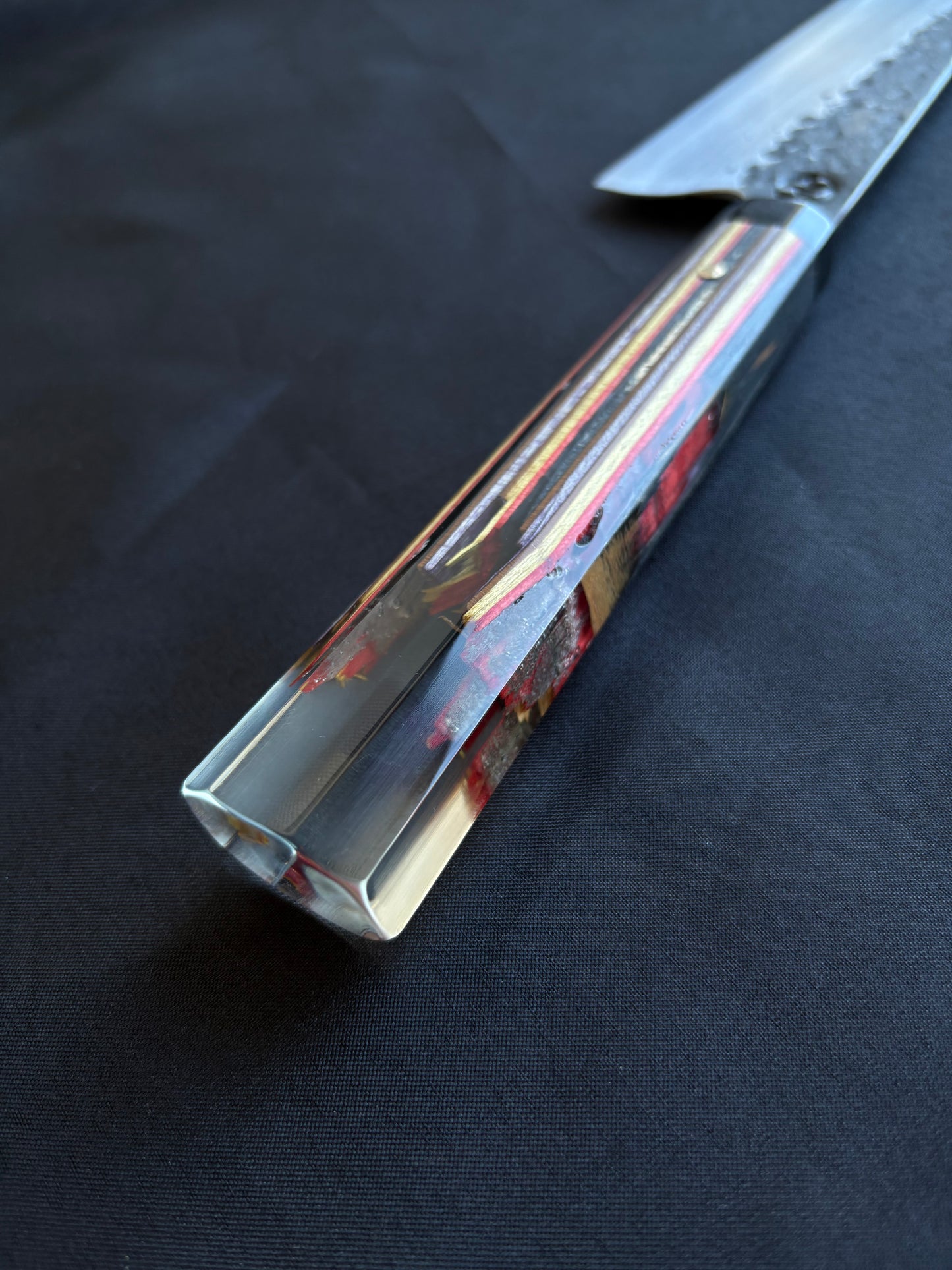 8” Broken Board Chef (red purple grey)