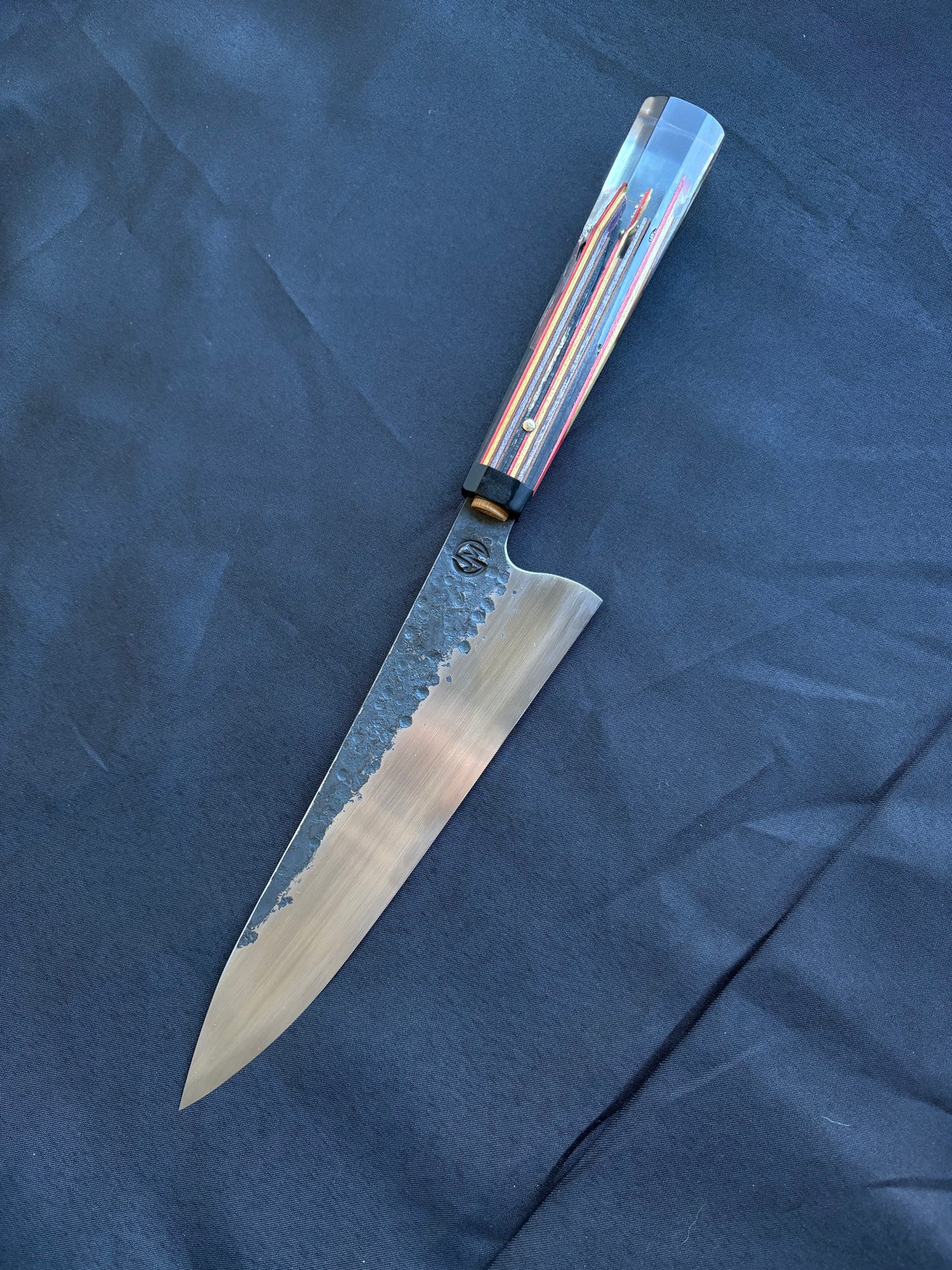 8” Broken Board Chef (red purple grey)