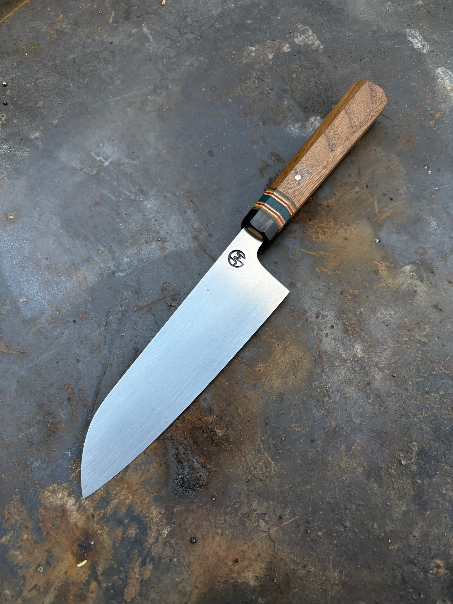 7” Sk8 Walnut Santoku