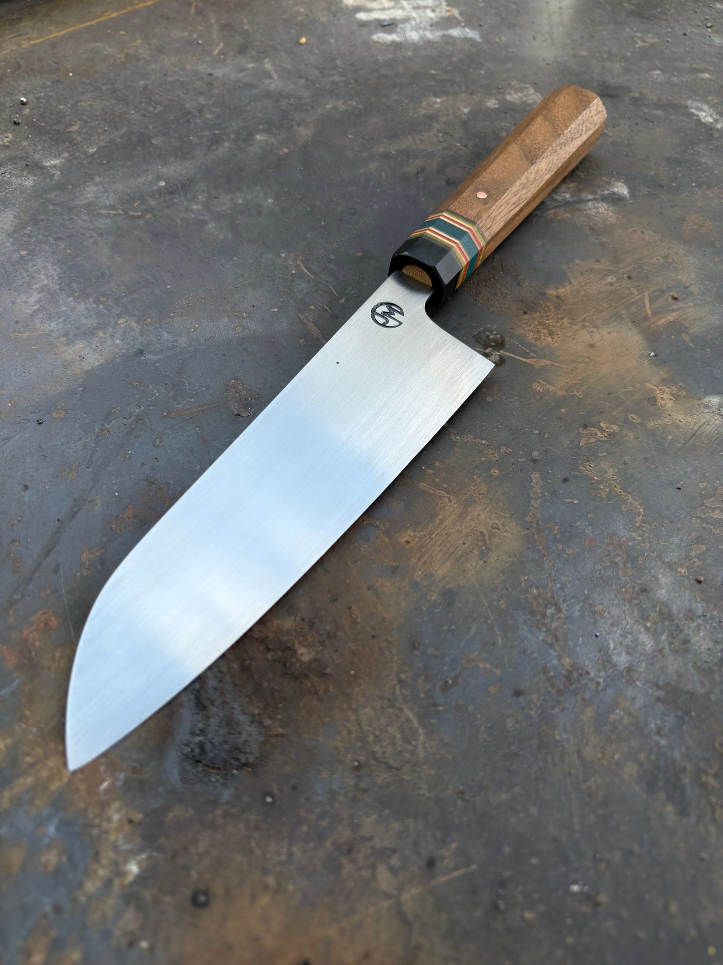 7” Sk8 Walnut Santoku