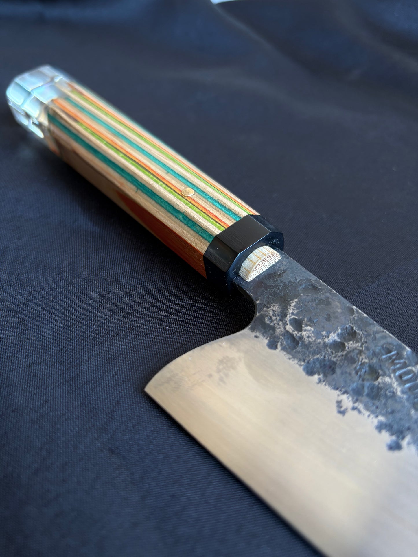 8” Broken Board Chef (blue orange)￼